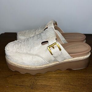 Aerosols Beige Clogs